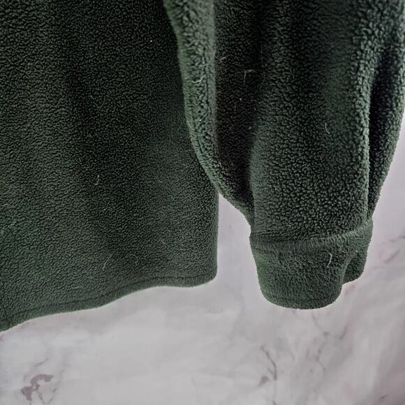 Vintage Shirt Jacket Mens XL Fleece Green 90s Button Shacket Moose Creek - Picture 4 of 11